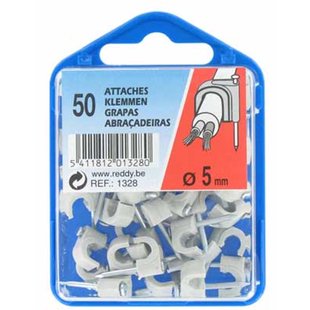 Reddy Clips 5mm Grijs 50st.