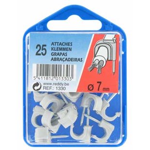 Reddy Clips 7mm Grijs 25st.