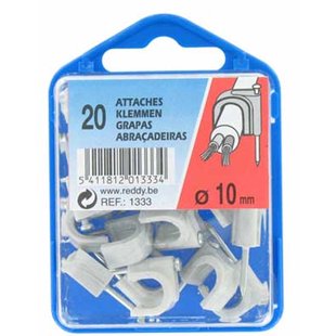 Reddy Clips 10mm Grijs 20st.