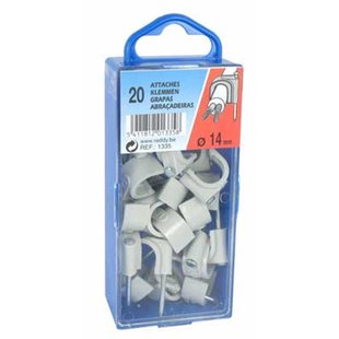 Reddy Clips 14mm Grijs 20st.