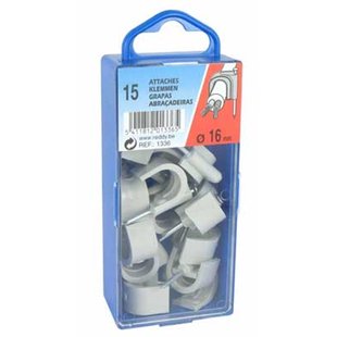 Reddy Clips 16mm Grijs 15st.