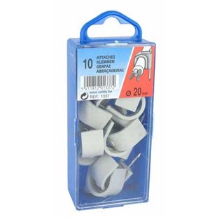 Reddy Clips 20mm Grijs 10st.
