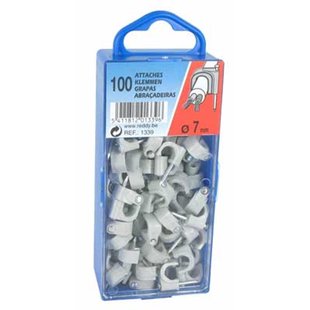 Reddy Clips 7mm Grijs 100st.