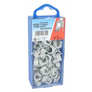 Reddy Clips 9mm Grijs 100st.