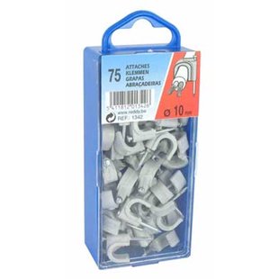 Reddy Clips 10mm Grijs 75st.