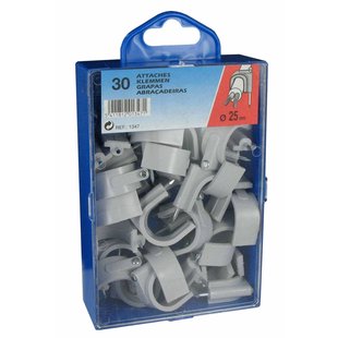 Reddy Nagelklemmen 25 Mm Grijs 30 Stuks