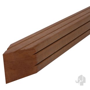 Elephant Tuinpaal Azobé Hardhout Met Punt Geschaafd 7x7x275cm