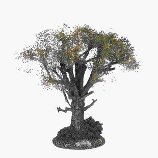 Luville Kerstdorp Babbelboom - 27x27x27 cm - Polyresin - Multi