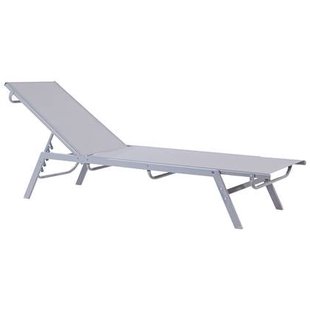 Beliani - NOLI - Strandstoel - Grijs - Polyester