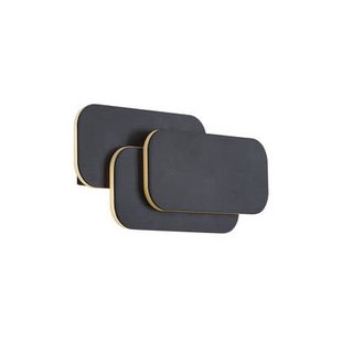 QAZQA Moderne wandlamp zwart incl. LED 3 staps dimbaar - Dias