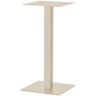 WOOOD Bistro Vierkante Bartafel Poot - Metaal - Dakagrau - 105x50x50