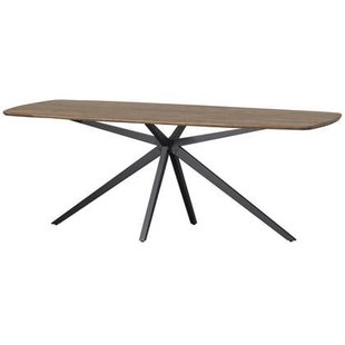 WOOOD Tablo Eettafel Deens Ovaal VJ 200 cm - Eikenhout -Cashmere Brown