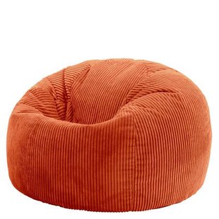 icon Kingston Zitzak - Ribfluweel - Terra-oranje
