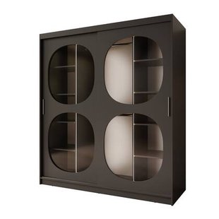 Meubella - Kledingkast Bravanti - Zwart - 180 cm