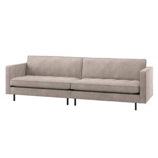 WOOOD Rodeo Classic 3-Zits Bank - Ribstof - Donkerzand - 83x275x88