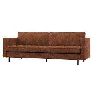 WOOOD Rodeo Classic 2,5-Zits Bank - Ribstof - Roestbruin - 83x230x88