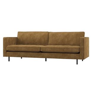 WOOOD Rodeo Classic 2,5-Zits Bank - Ribstof - Honinggeel - 83x230x88