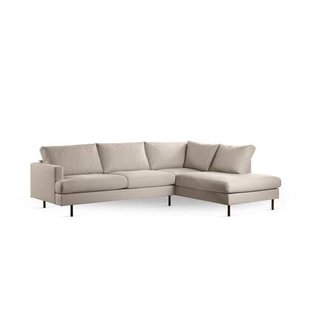 Giga Meubel - Hoekbank 3-Zits Beige - Rechts - 263x203x83cm - Bjorn