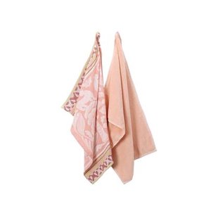 Sissy-Boy Lichtoranje handdoek en theedoek