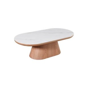 Giga Meubel - Salontafel Alba Naturel Keramisch 120cm Ovaal