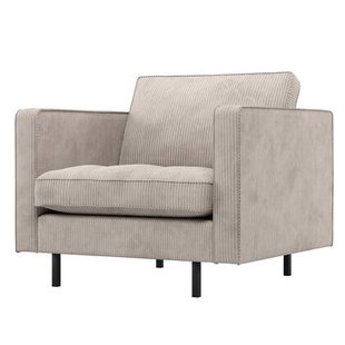 WOOOD Rodeo Classic Fauteuil - Ribstof - Ecru - 83x98x88