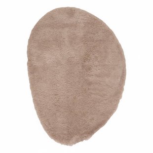 Hoogpolig Organisch vloerkleed Furr Stone bruin - Interieur05