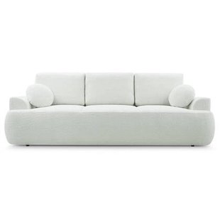 NADUVI Collection 3-zitsslaapbank Bontero bouclé met opbergruimte