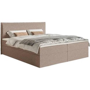 NADUVI Collection Boxspring Esmay chenille met opbergruimte en topper