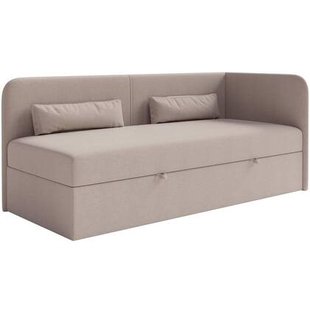 NADUVI Collection Jeugdbed Cambrils chenille rechts 90 x 200 cm met