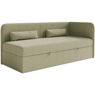 NADUVI Collection Jeugdbed Cambrils chenille rechts 90 x 200 cm met