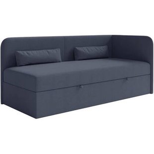 NADUVI Collection Jeugdbed Cambrils chenille rechts 90 x 200 cm met