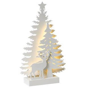 Beliani - FEMAN - LED-decoratie - Wit - MDF