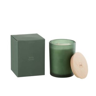 J-Line geurkaars Accords Essentiels - Bois Givré - groen - 52U