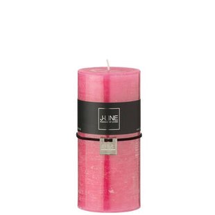 J-Line cilinderkaars - roze - large - 52U