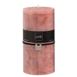 J-Line cilinderkaars - terracotta - XXL - 150U - 6 stuks