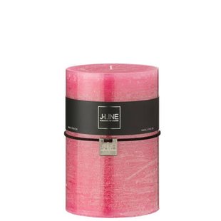 J-Line cilinderkaars - roze - extra large - 95U