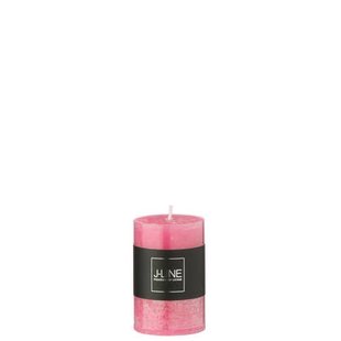 J-Line cilinderkaars - roze - small - 18U