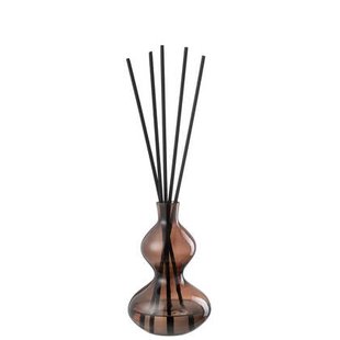 J-Line geurolie Li-ly land - glas - bruin - small