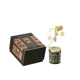 J-Line geurkaars Carousel Surprise Window - mix|zwart