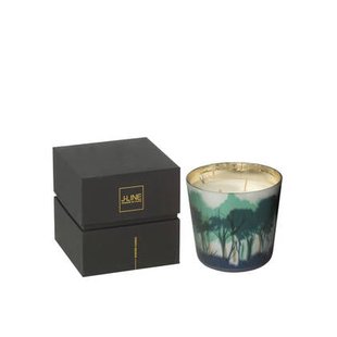J-Line geurkaars Noa Bos - groen|goud - small - 50U
