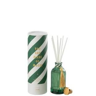 J-Line geurolie + stokjes Magic - wit|groen - small