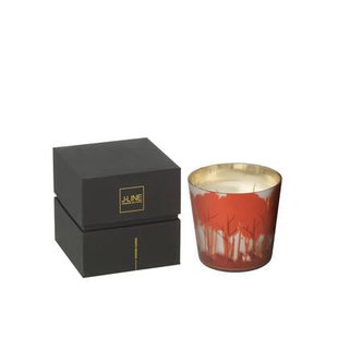 J-Line geurkaars Noa Bos - rood|goud - small - 50U