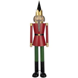 J-Line figuur Notenkraker Snor - metaal - mix - medium