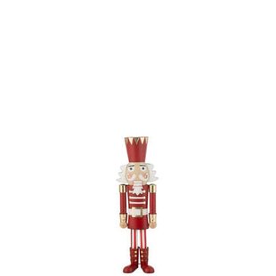 J-Line figuur Notenkraker - ijzer - goud|wit - small - 2 stu