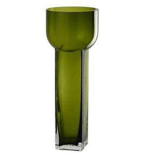 J-Line vaas Carol - glas - groen - large