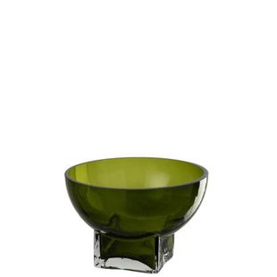 J-Line vaas Carol - glas - groen - small