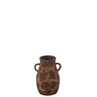 J-Line vase Amphore terra - keramiek - bruin - small - 30 cm hoog