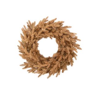 J-Line krans - kunststof - goud - large