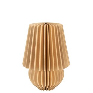 J-Line lampenkap Vouwbaar - papier - camel