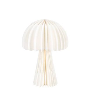 J-Line lampenkap Paddenstoel Vouwbaar - papier - gebroken wi
